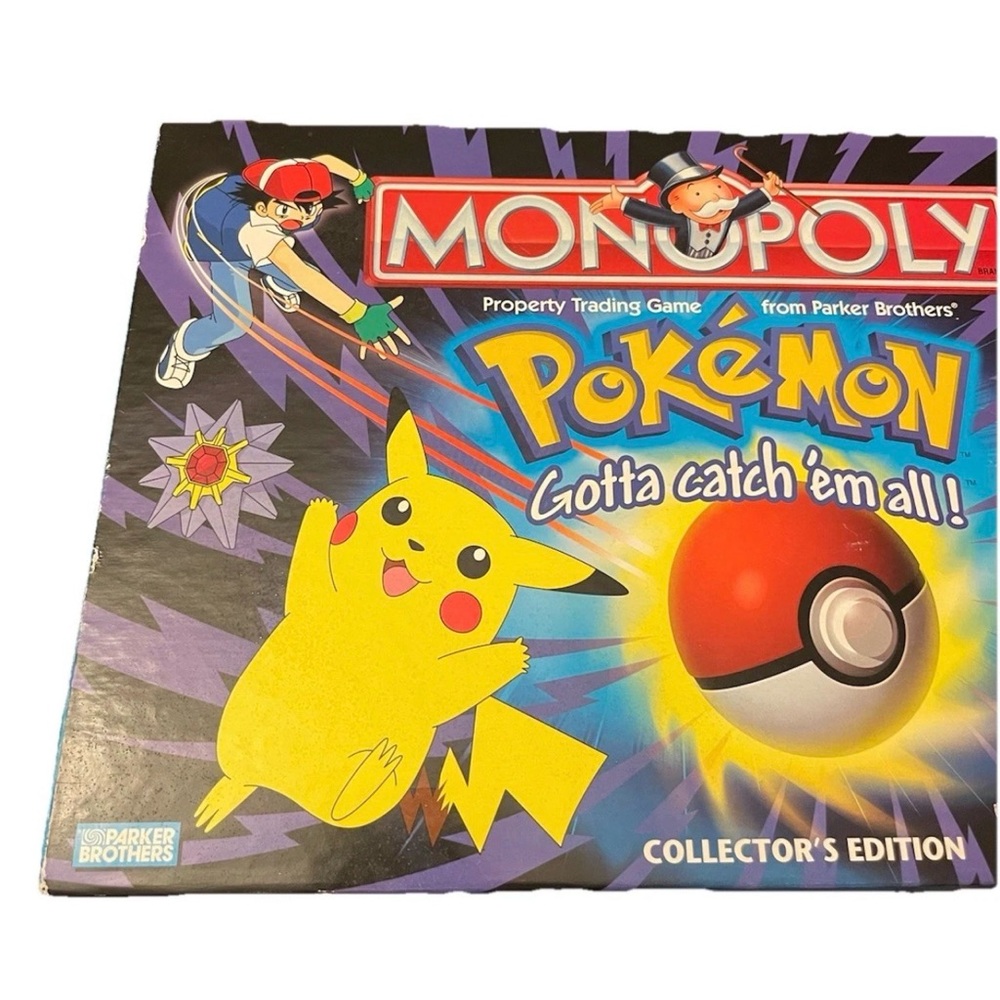 Hasbro Pokemon Collector's Edition Monopoly Board Game - Missing TOKENS